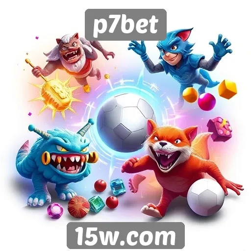 Variedade de jogos disponíveis na plataforma p7bet